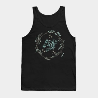 Horse Lover Floral Tank Top